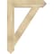 Ekena Millwork Traditional Arts & Crafts Rough Sawn Bracket, Douglas Fir, 6"W x 34"D x 46"H BKT06X34X46TRA03RDF - alternate 4